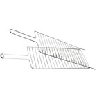 Grelha Dobrável Abaulada Para Churrasqueira 21x69 Cm