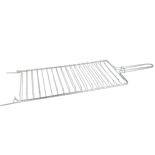 Grelha Dobrável Abaulada Para Churrasqueira 21x69 Cm