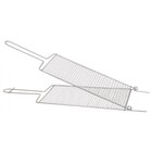 Grelha Dobrável Miúdo Para Churrasqueira 17x58 Cm