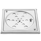 Grelha Fecho Caixilho Inox Quadrada 1410 C 10cm