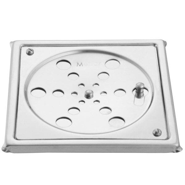 Grelha Fecho Caixilho Inox Quadrada 1410 C 10cm