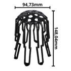 Grelha Flexível Abacaxi P/ Calha Anti-folhas 75mm À 100mm