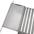 Grelha Inox Para Churrasco Com Coletor De Gordura E Chapa Aux