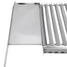Grelha Inox Para Churrasco Com Coletor De Gordura E Chapa Aux