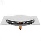 Grelha Kimetais Inox 10x10 Quadrada Click Cromada