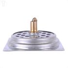 Grelha Kimetais Inox 10x10 Quadrada Click Cromada