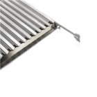 Grelha Larga De Churrasco 85x50cm Coletor Inox 304 Legumes