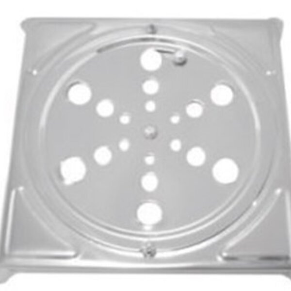 Grelha Leão Com Caixilho Inox 430 10 X 10cm