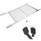 Grelha Moeda Inox 100% 70x60 M/ Limpa Grelha E Churrasqueira