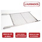 Grelha Moeda Inox Chapa Grossa C/ Ponta 70x60 G600 Churrasco