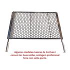 Grelha Moeda Inox Chapa Grossa C/aba 54x52,5 Gml630e Gaúcha