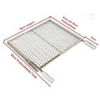 Grelha Moeda Inox Chapa Grossa C/aba 56x35 Churrasco Gml620p