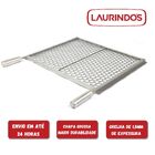 Grelha Moeda Inox Chapa Grossa C/aba 65x43 Churrasco Gml740
