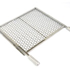 Grelha Moeda Inox Chapa Grossa C/aba 74x52,5 Gml840e Gaúcha