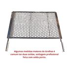 Grelha Moeda Inox Chapa Grossa C/aba 75x43 Churrasco Gml840