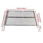 Grelha Moeda Inox Chapa Grossa C/aba 91x52,5 Gml1000