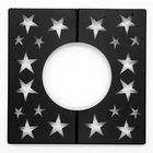 Grelha Para Arvores - Estrela - Aço - Preto Fosco