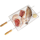 Grelha Para Churrasco Frango Peixes Assados Grelhados Grande