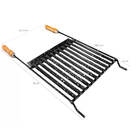 Grelha Para Churrasco Grelha Esmaltada Coletor Gordura Cane F