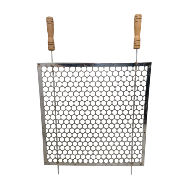 Grelha Para Churrasqueira (l) 70 X (c) 50 Inox - Fundição Pet