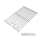 Grelha para Churrasqueira em Aço Inox 24x41,5cm Naterial