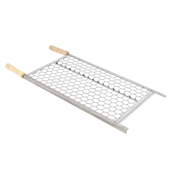 Grelha para churrasqueira em aço inox - 30x50 cm (G-021.A)