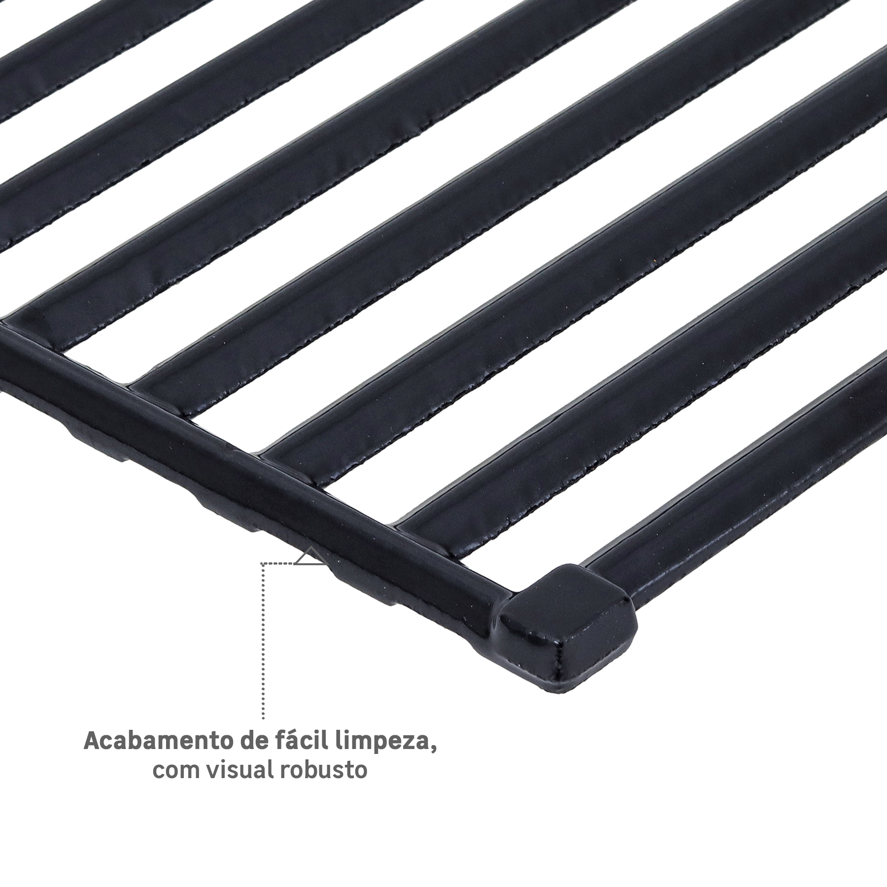 Grelha para Churrasqueira em Ferro Fundido 41x37cm Naterial