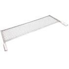 Grelha Para Churrasqueira Espetinhos Inox Grande 83,5x26cm