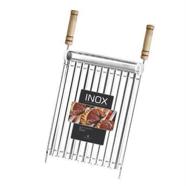 Grelha Para Parrilla Argentina Inox 40x40cm - Grilazer