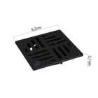 Grelha Para Ralo 10cm Fechamento Automático Abs Del Metais Pr