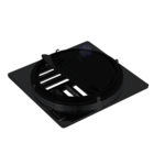 Grelha Para Ralo 90mm Fechamento Automático Abs Del Metais Bl