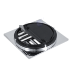 Grelha Para Ralo Cromado  100mm Fechamento Automático Abs Del