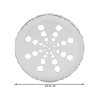 Grelha para Ralo de Banheiro 15x15cm Aço Inox Cromado Redondo Equation