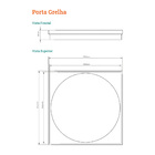 Grelha Para Ralo Linear Novii Abre E Fecha 9574 15x15 Inox Po