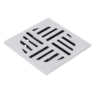 Grelha para Ralo Max Quadrada 15cm ABS Cromada Estrela