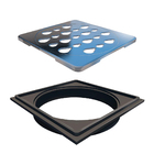 Grelha Para Ralo Quadrado 10cm X 10cm Inox Polido Novii