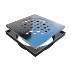 Grelha Para Ralo Quadrado 15cm X 15cm Inox Polido Novii