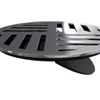 Grelha para Ralo Max Redonda 10cm ABS Cromada Estrela