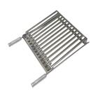 Grelha Parrilha Argentina Aço Inox Com Caixa Gordura 50x40cm