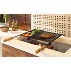 Grelha Parrilha Profissional Esmaltada com Coletor e Chapa Au