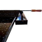 Grelha Parrilha Profissional Esmaltada com Coletor e Chapa Au