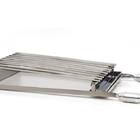 Grelha Parrilla Tipo Argentina - Média 40 X 40 - Cabo De Made