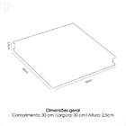 Grelha Perfurada Em Inox  30x30 Cm