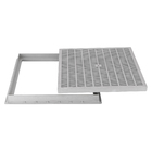 Grelha para Escoamento|Drenagem com Alta Vazão de Polipropileno 55x55cm Cinza Odem