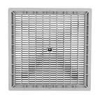 Grelha para Escoamento|Drenagem com Alta Vazão de Polipropileno 55x55cm Cinza Odem