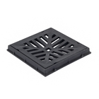 Grelha PP 20x20cm PVC Preto Odem