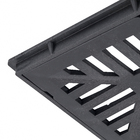 Grelha PP 25x25cm PVC Preto Odem