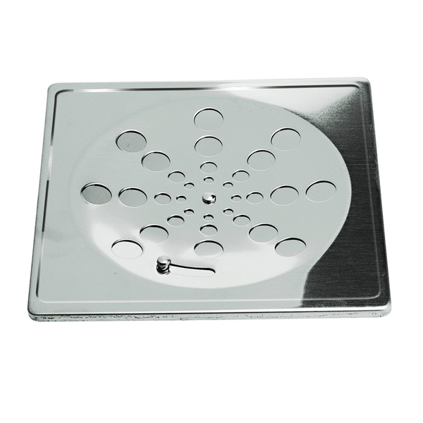 Grelha Quadrada Aço Inox C/ Caixilho E Fecho 10x10 1913 Fani