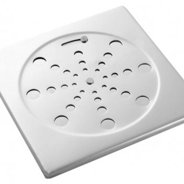 Grelha Quadrada Com Fecho Para Caixas Sifonadas E Ralos 15x15