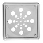 Grelha Quadrada Em Aço Inox 10,2x10,2cm Com Caixilho Astra Pr